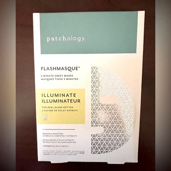 Patchology Flashmasque 5 Minute Sheet Mask – Illuminate 4ct NIB - Picture 7 of 8